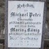 Petri Michael 1850-1934 Koenig Maria 1855-1919 Grabstein